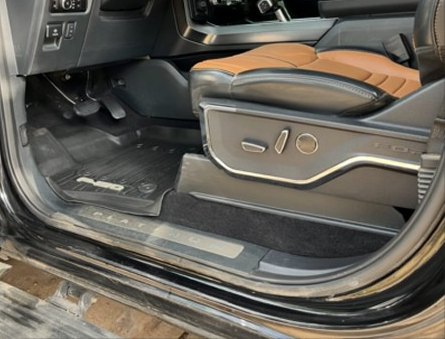 Interior of a freshly detailed truck after an Ashden interior detail