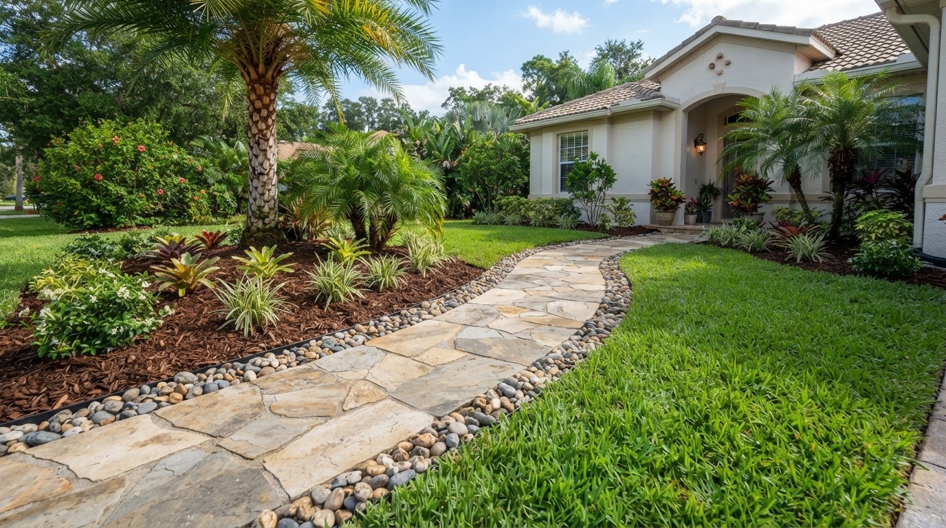 New Mulch Application project in Orlando Florida by Aenlle Home Service LLC