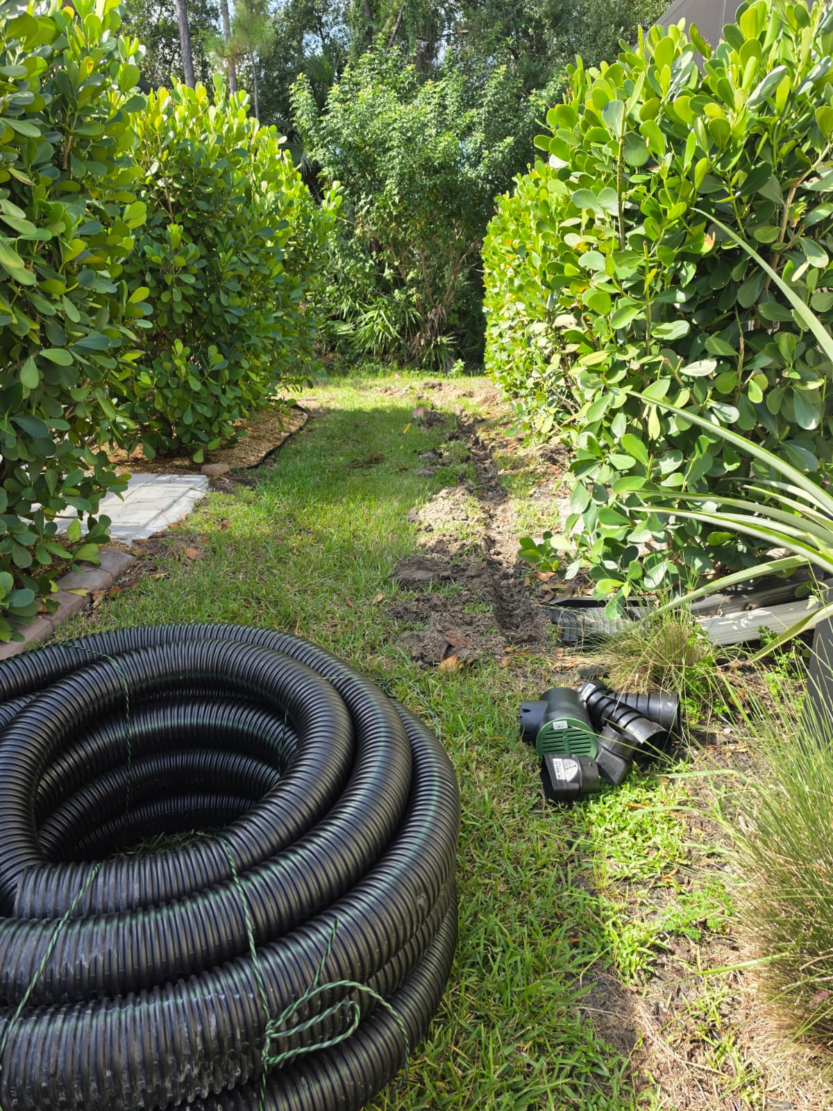 Drainage Solutions project in Orlando Florida by Aenlle Home Service LLC