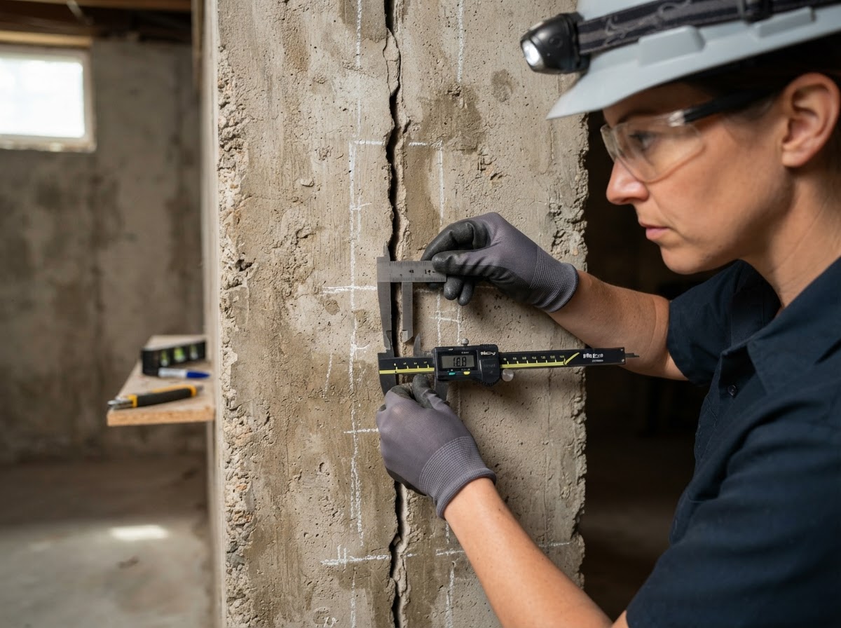 Foundation crack repair near Waldorf Maryland