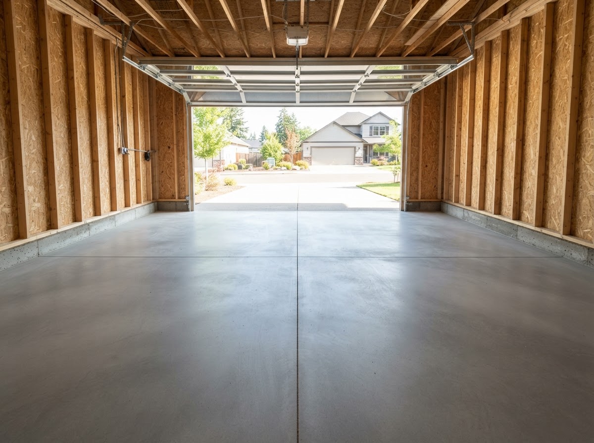 Garage and basement concrete floors near Gaithersburg