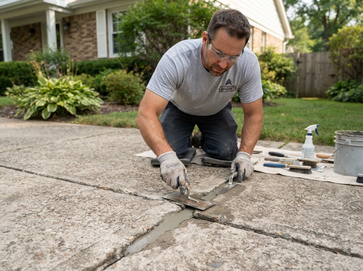 Concrete repair and crack repair near Gaithersburg