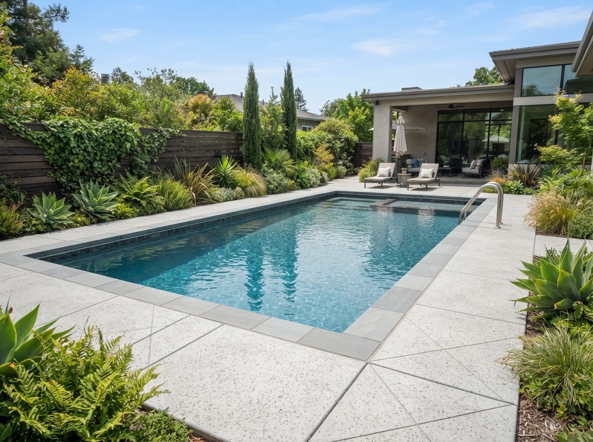 Concrete pool deck installation and replacement in Gaithersburg
