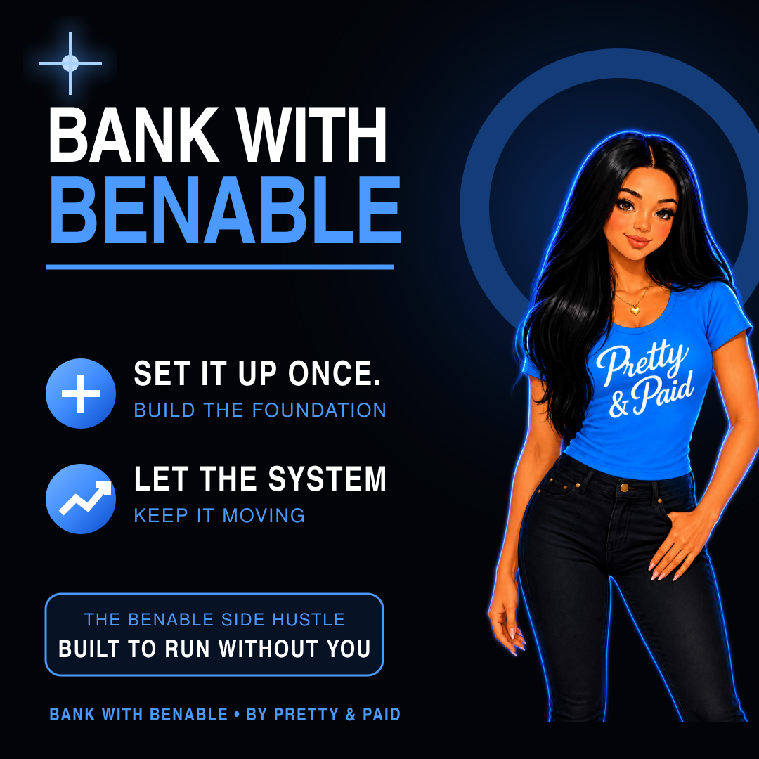 Bank with Benable resource graphic