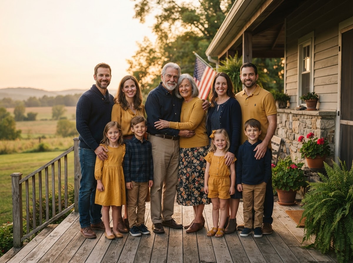 Family protected by Heritage Insurance