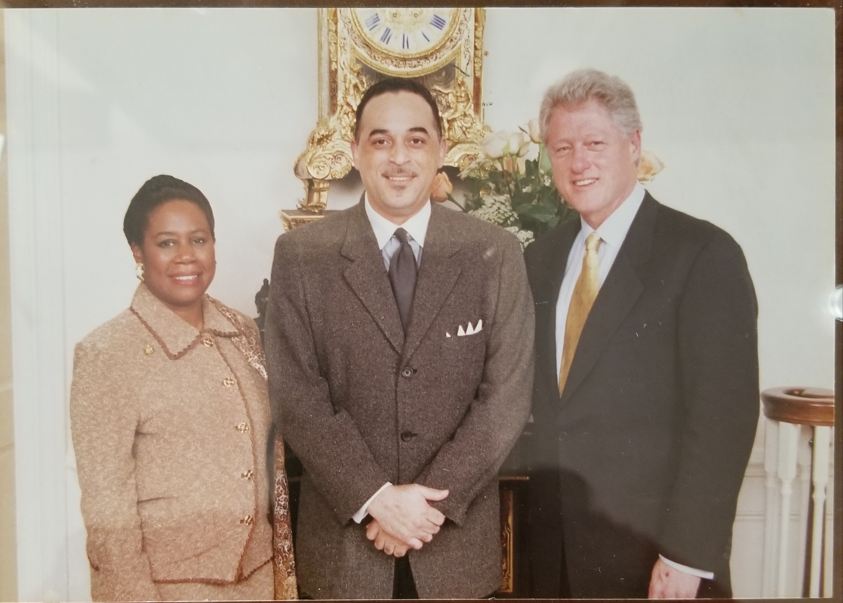David Harris meeting with President Bill Clinton