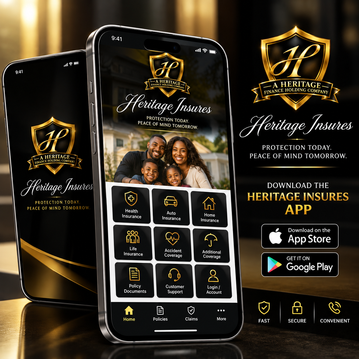 The Official Mobile App for Heritage Insures on iPhone