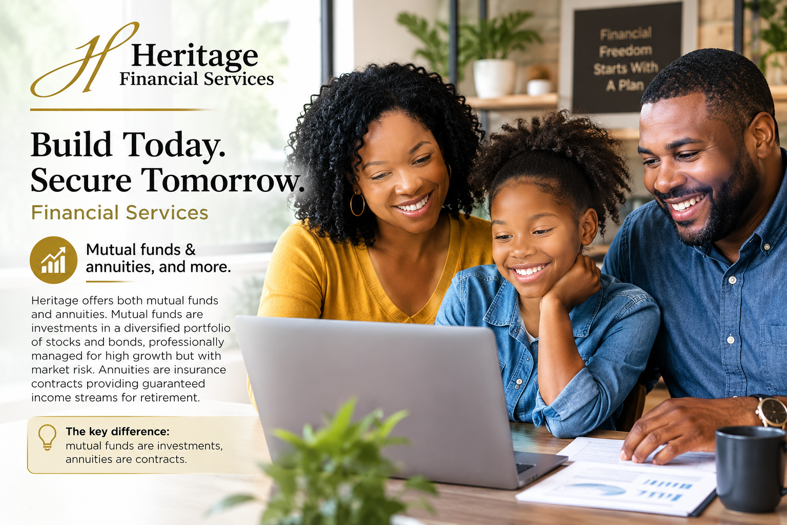 Heritage Financial Services - Build Today. Secure Tomorrow. Mutual Funds & Annuities
