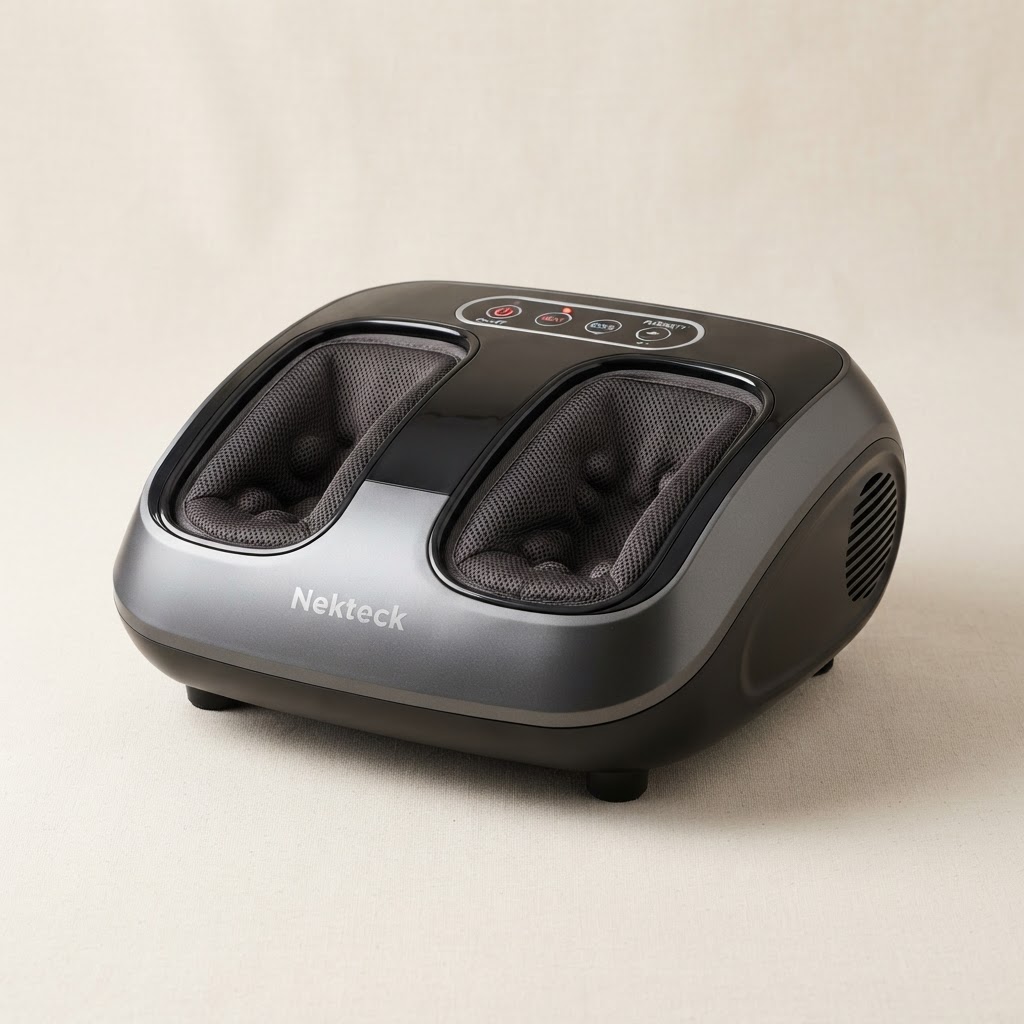 Nekteck Shiatsu Foot Massager with Heat & Air Compression
