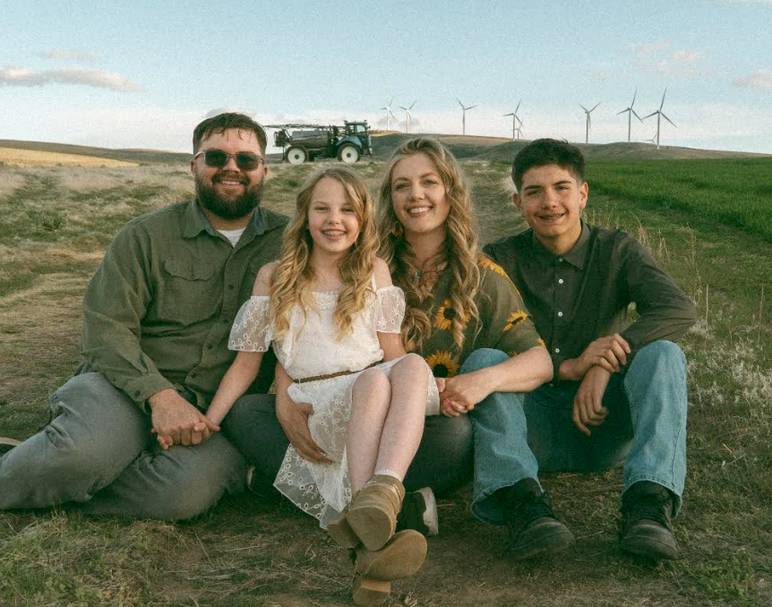 Danielle, Jeremy, and family, hosts of Borah Bunkhouse