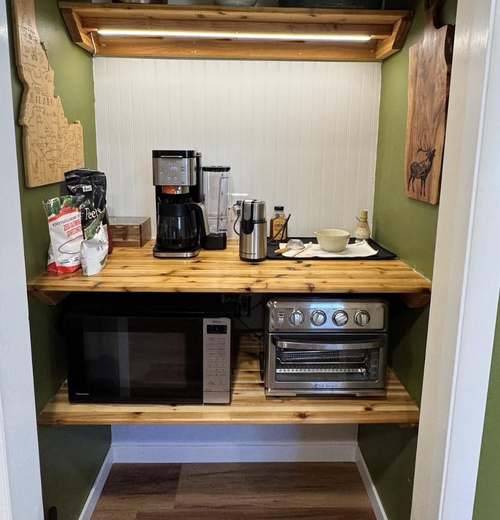 Coffee bar and prep station