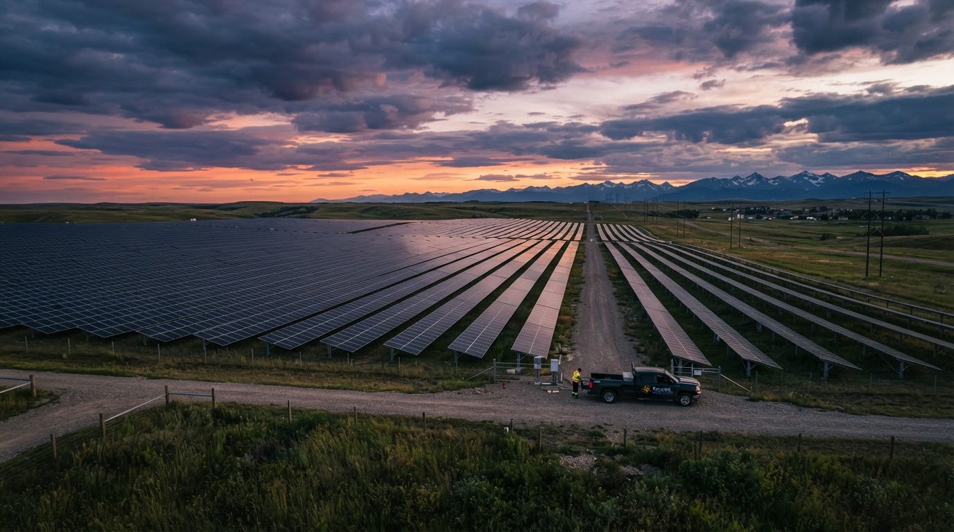 Commercial solar installation serving Regina and southern Saskatchewan