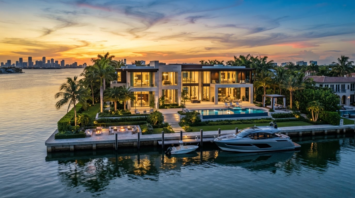 Exclusive South Florida waterfront mansion — Estate Care plan