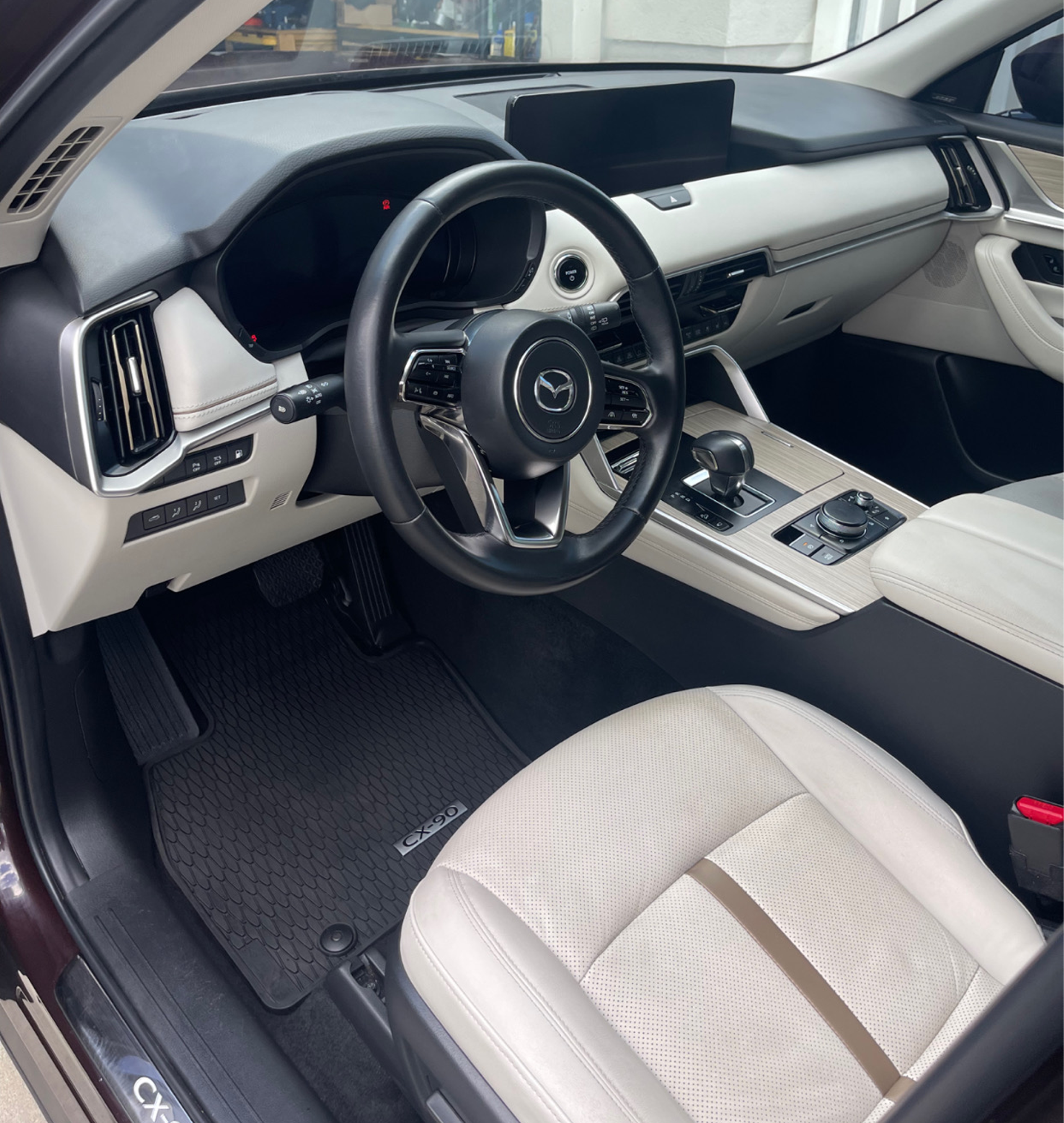 After detailing - Mazda CX-90 interior restored