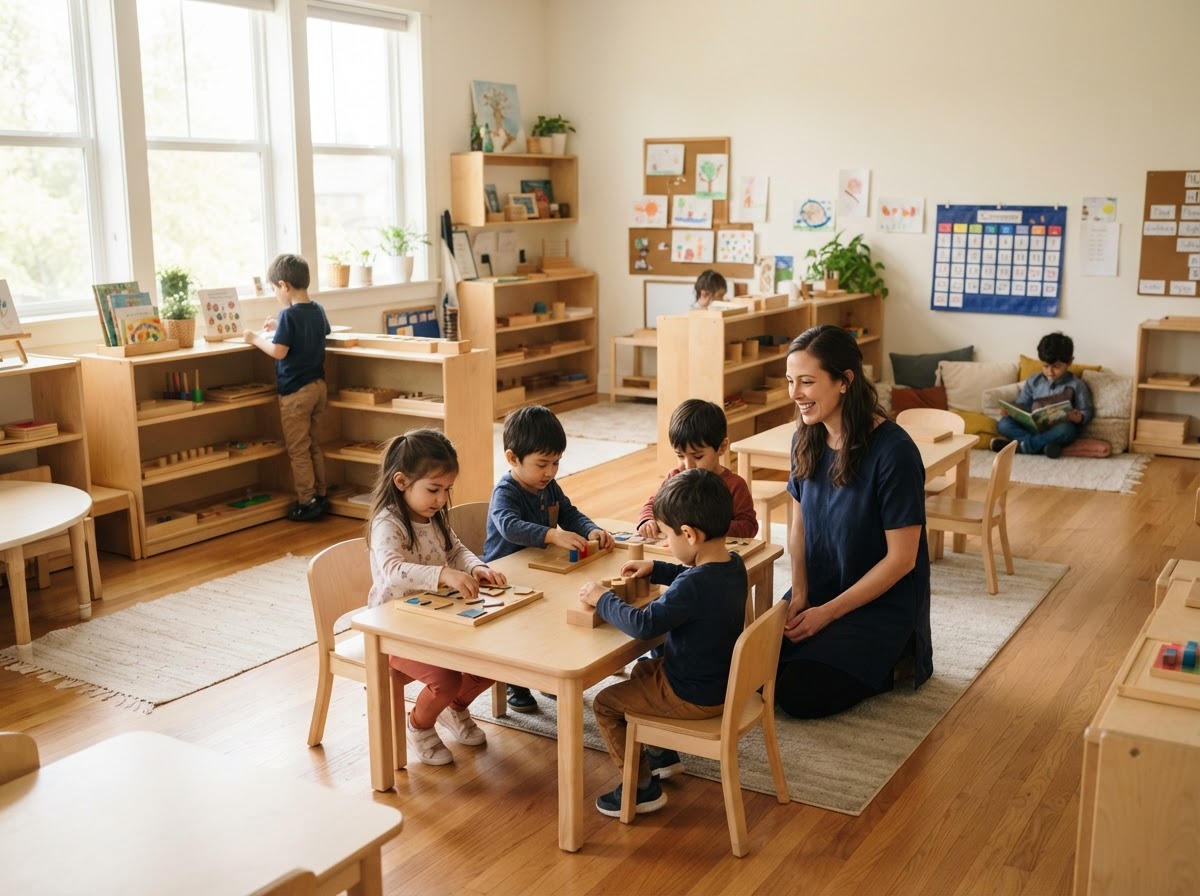 Safe and supportive learning environment at Kingsbridge Montessori School