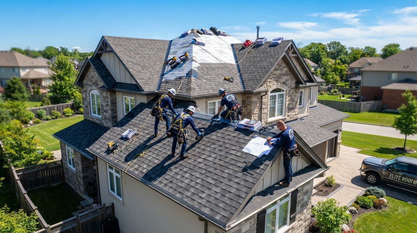 Bellevue home roof replacement