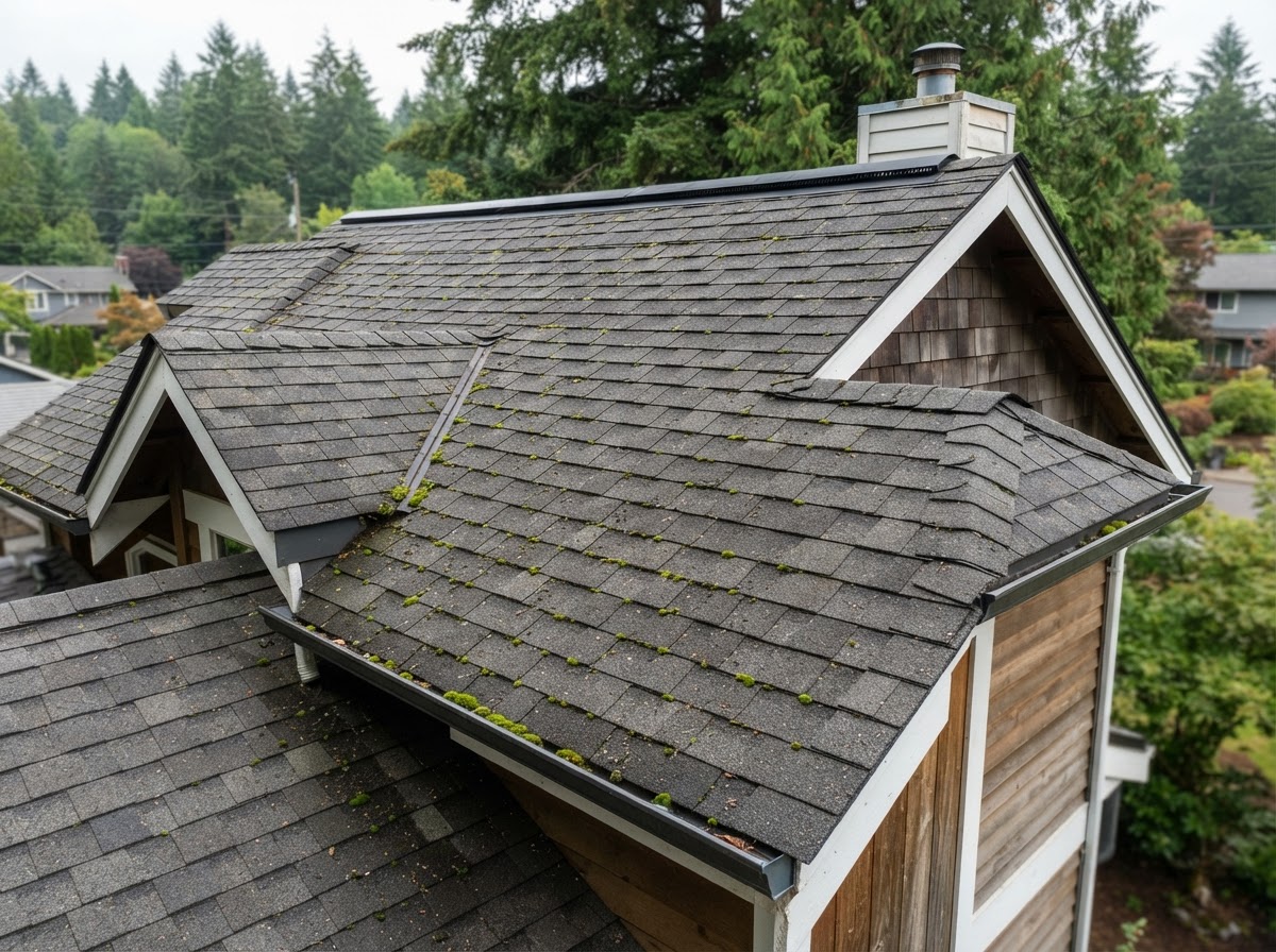 Visible Moss Growth