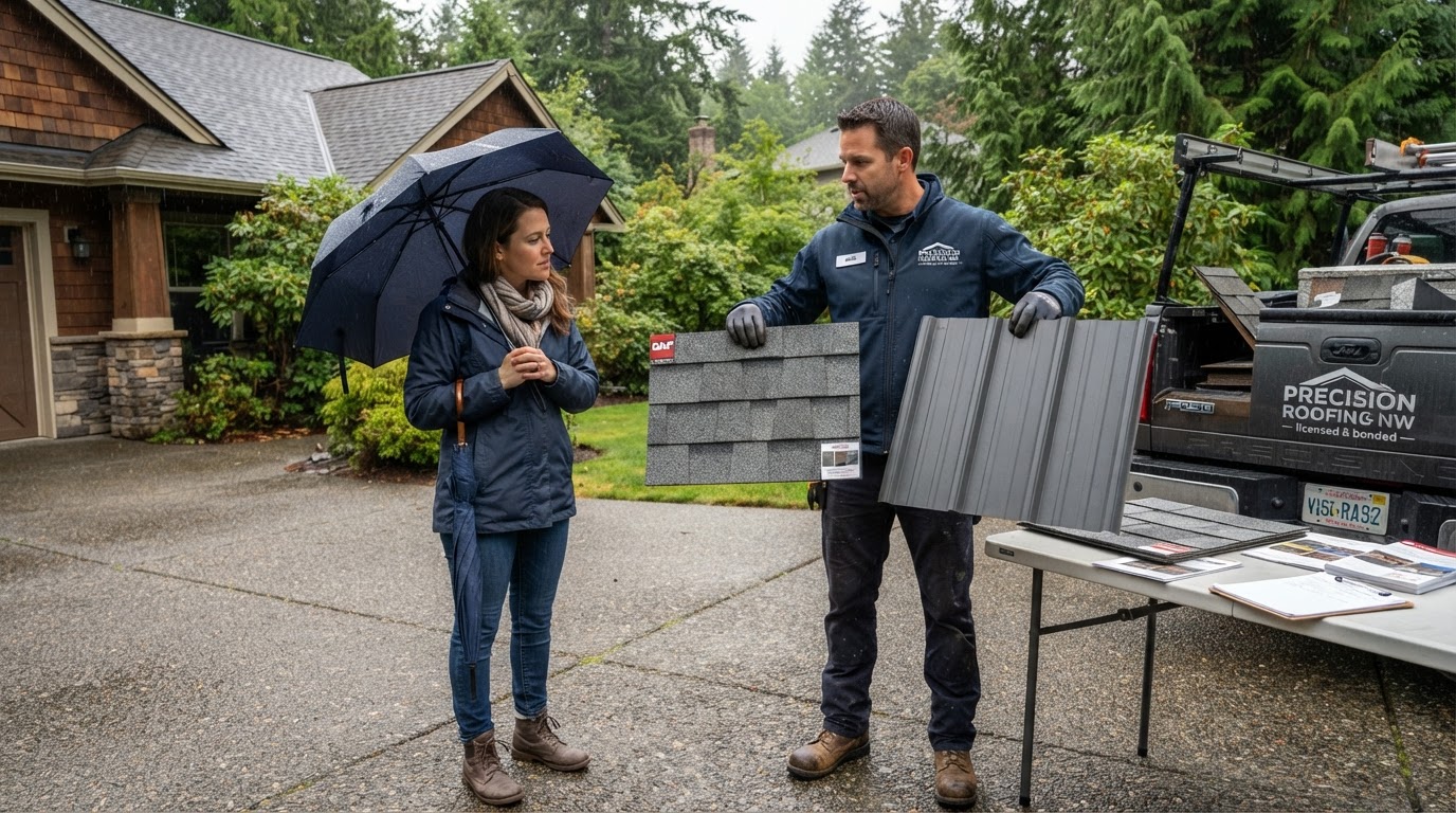 Asphalt, Metal, or Tile? Choosing Roofing Materials for Pacific Northwest Homes