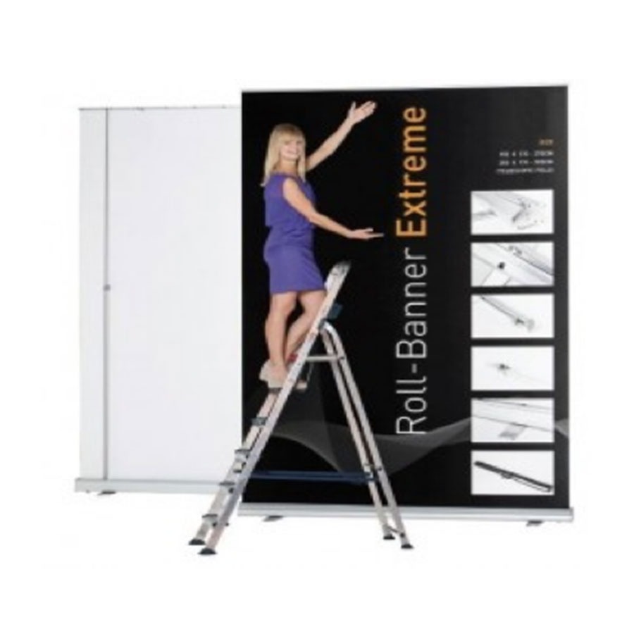Rollup banners in actie