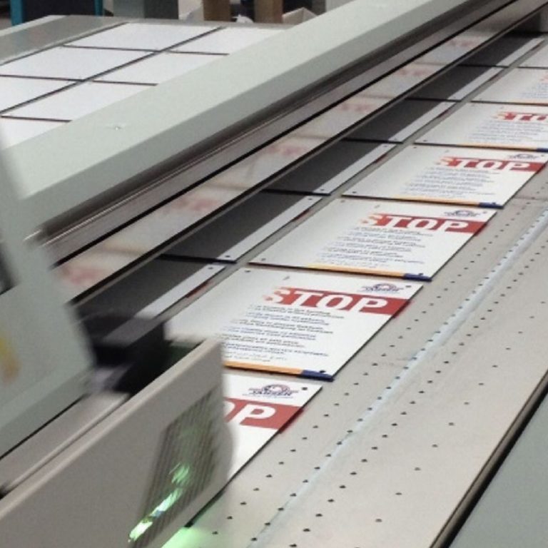 Panelen rechtstreeks geprint