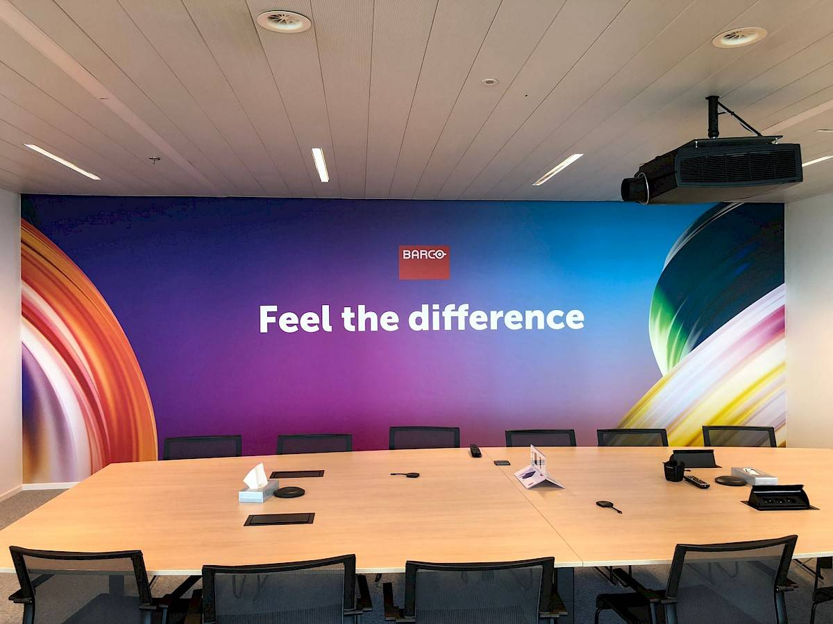 Behangprint voor kantoor en showroom