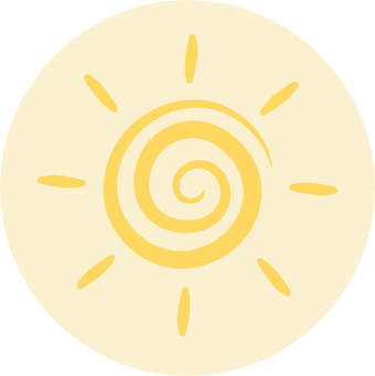 Hicran Demir Sonne Spirale Logo