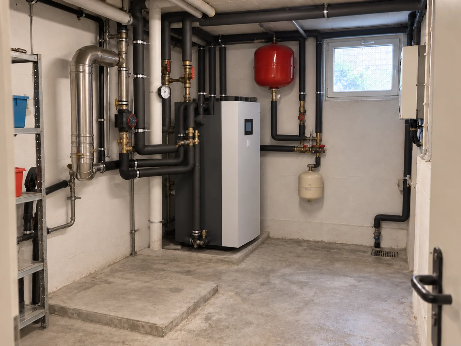 Modernisierte Heizungsanlage nach dem Ersatz