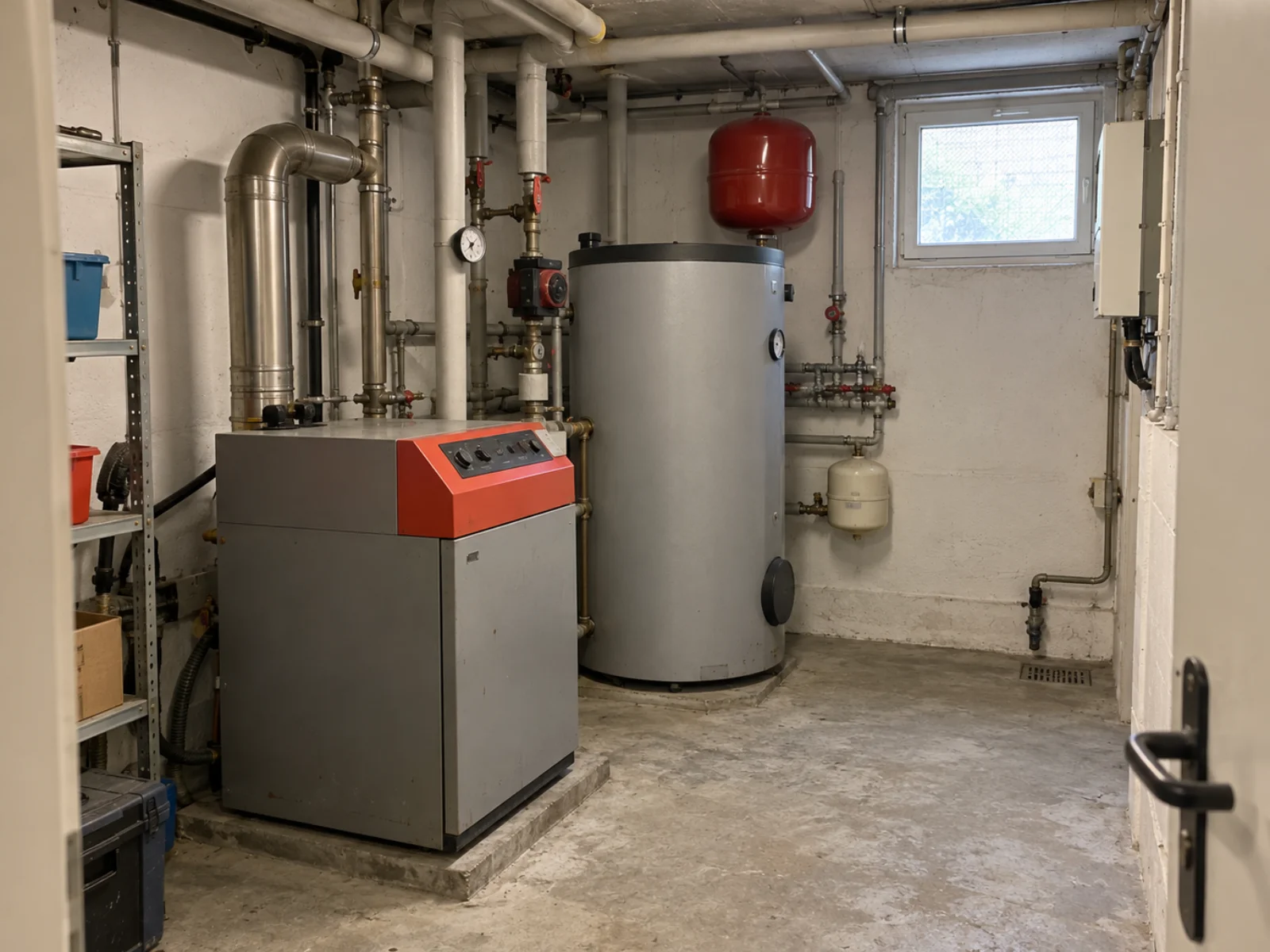 Bestehende Heizungsanlage vor dem Ersatz