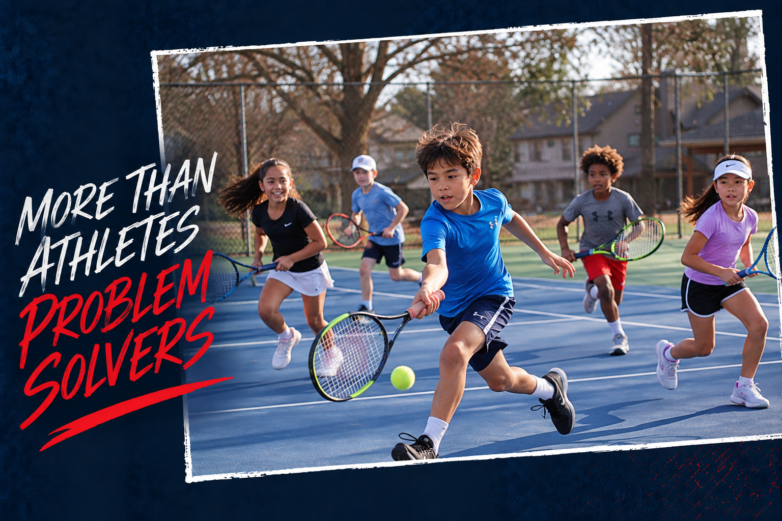 More than athletes, problem solvers — Junior tennis players training at BEST Academy