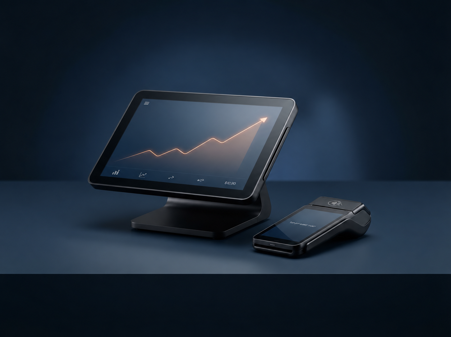 Modern smart payment terminal and POS system with Prime49