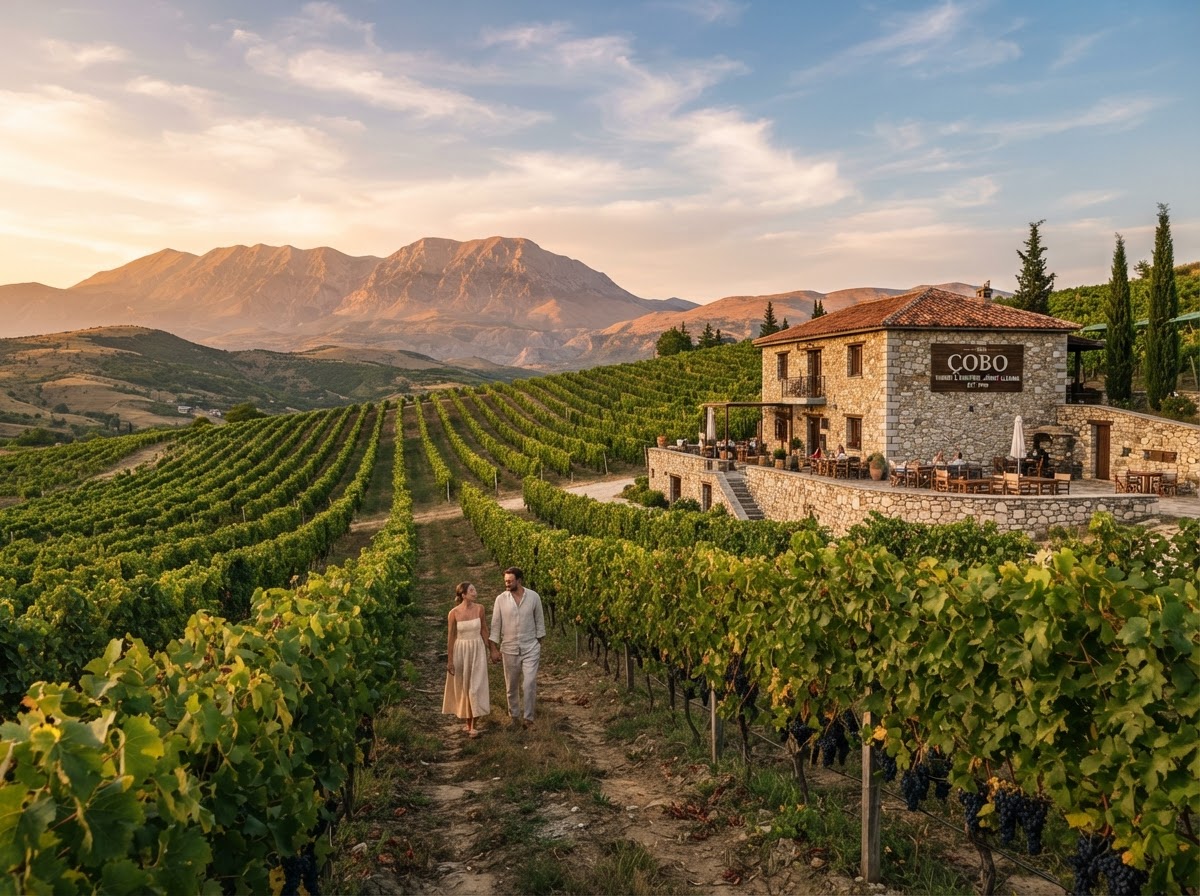 Wine Country Lodge in Countryside, Berat