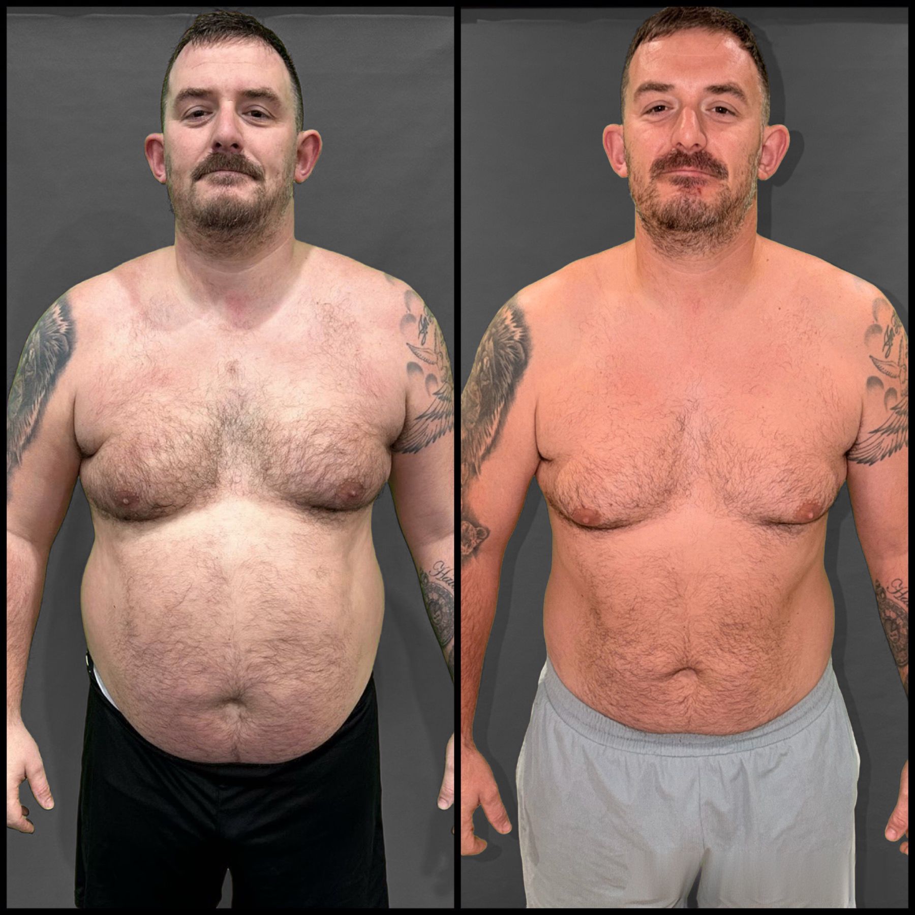 Dan Reid Transformation - Front View