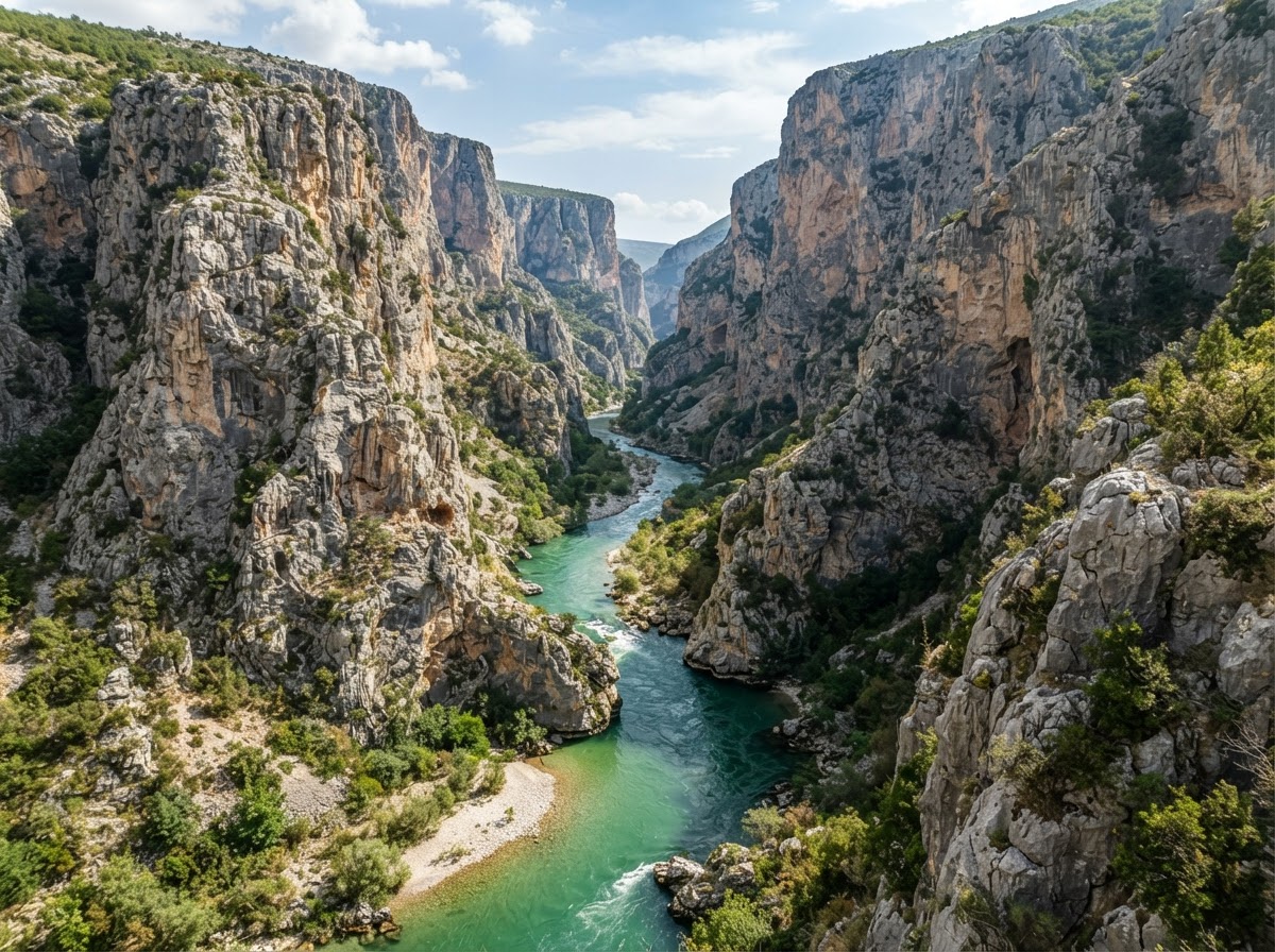 Osum Canyon, Central Albania