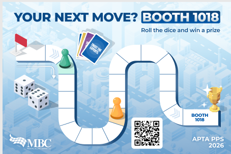 Your Next Move? Booth 1018 - Roll the dice and win a prize at APTA PPS 2026