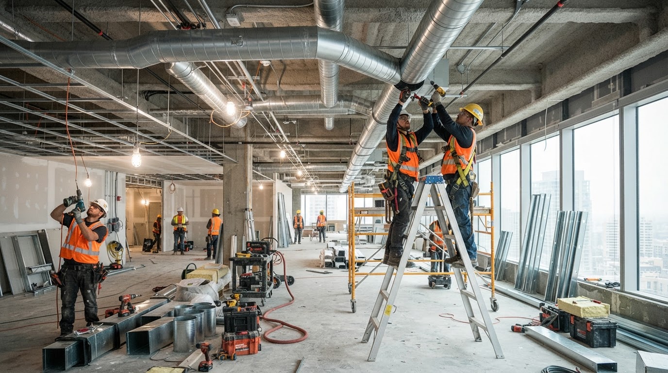 Commercial construction project