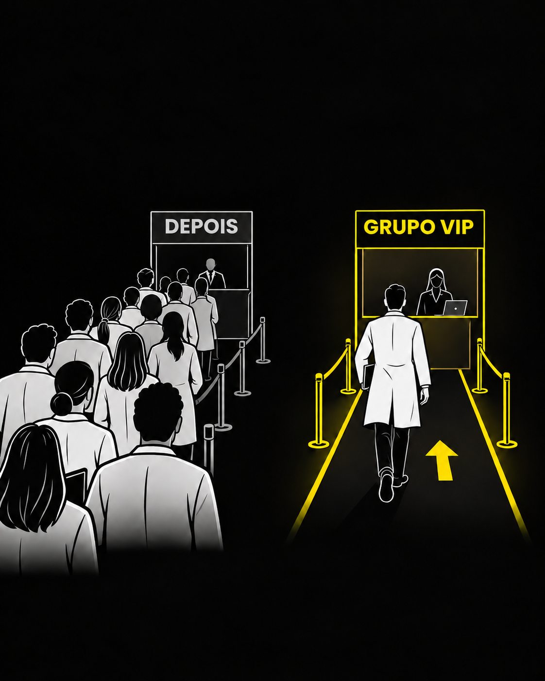 Seja um dos primeiros da lista - Grupo VIP