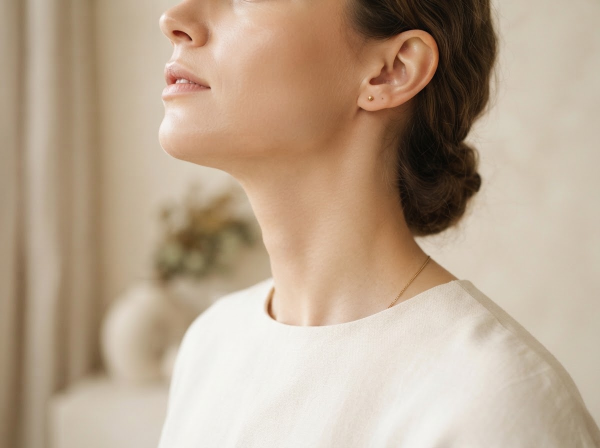 Neck and jawline tightening technology