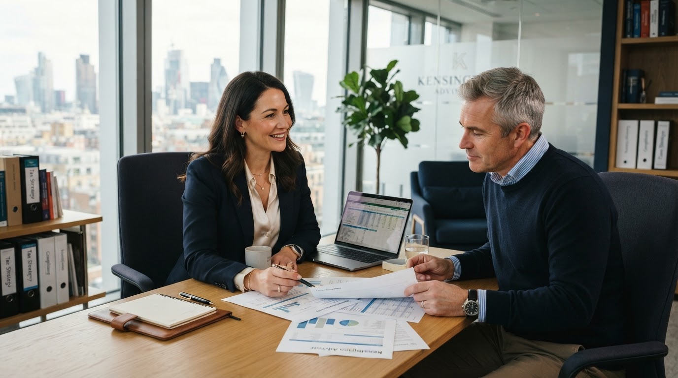 Kallon's Tax Services client tax consultation