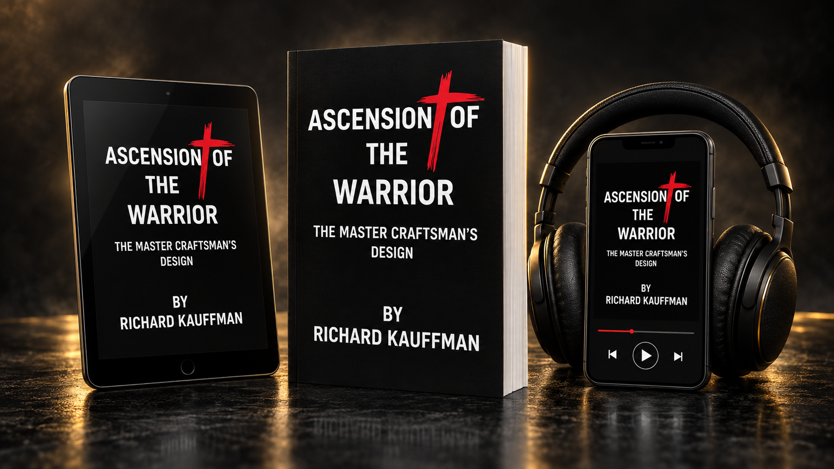 Ascension of the Warrior: The Master Craftsman's Design by Richard Kauffman — available in paperback, digital, and audiobook formats.