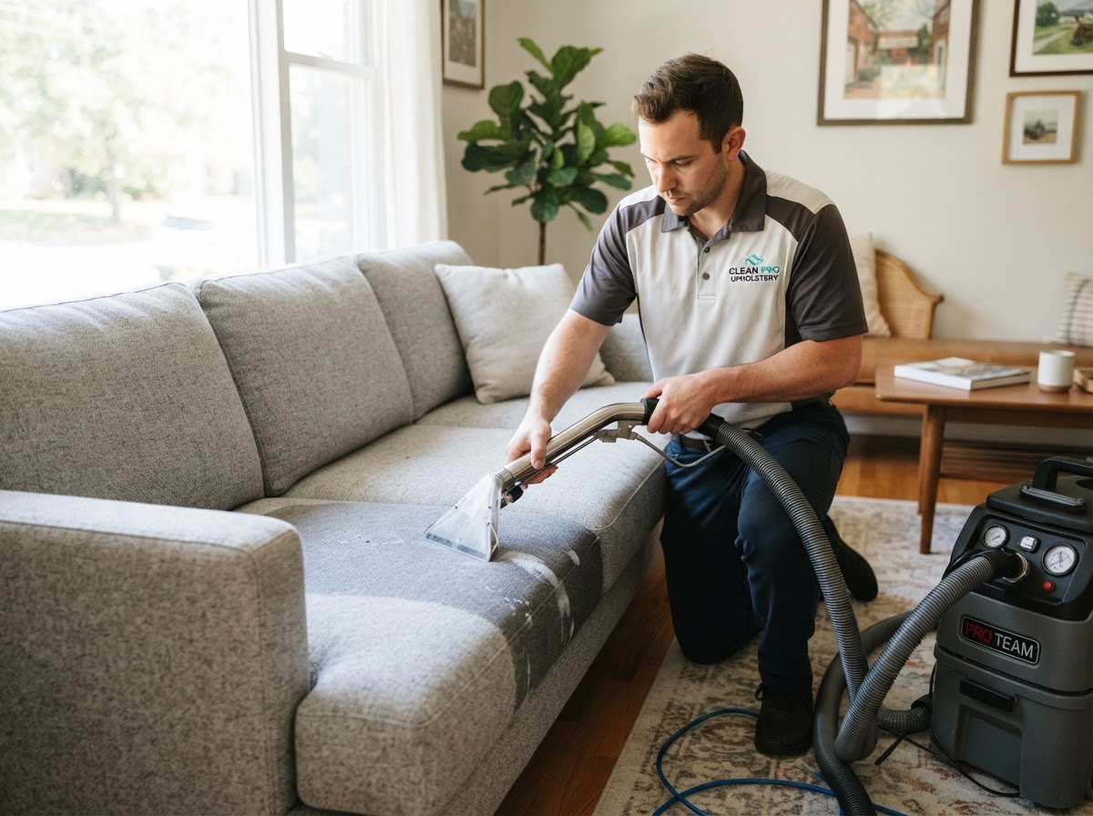 Professional upholstery sofa cleaning in Hartford CT