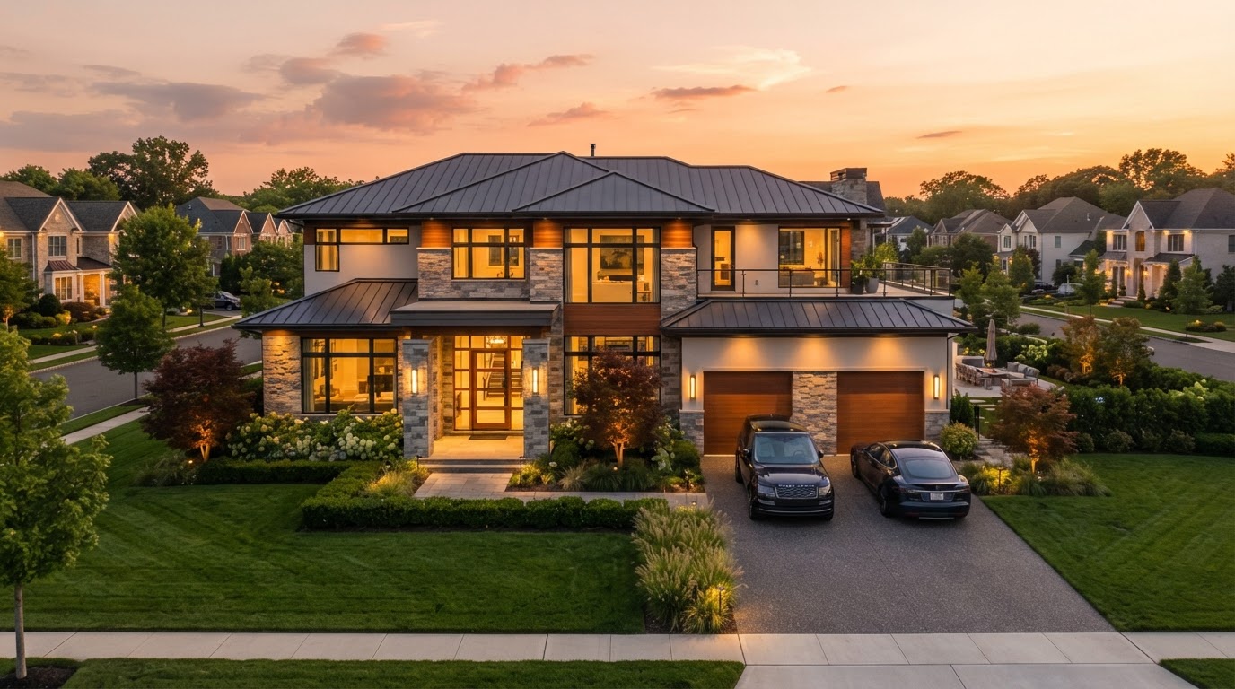 Luxury modern home in New Jersey