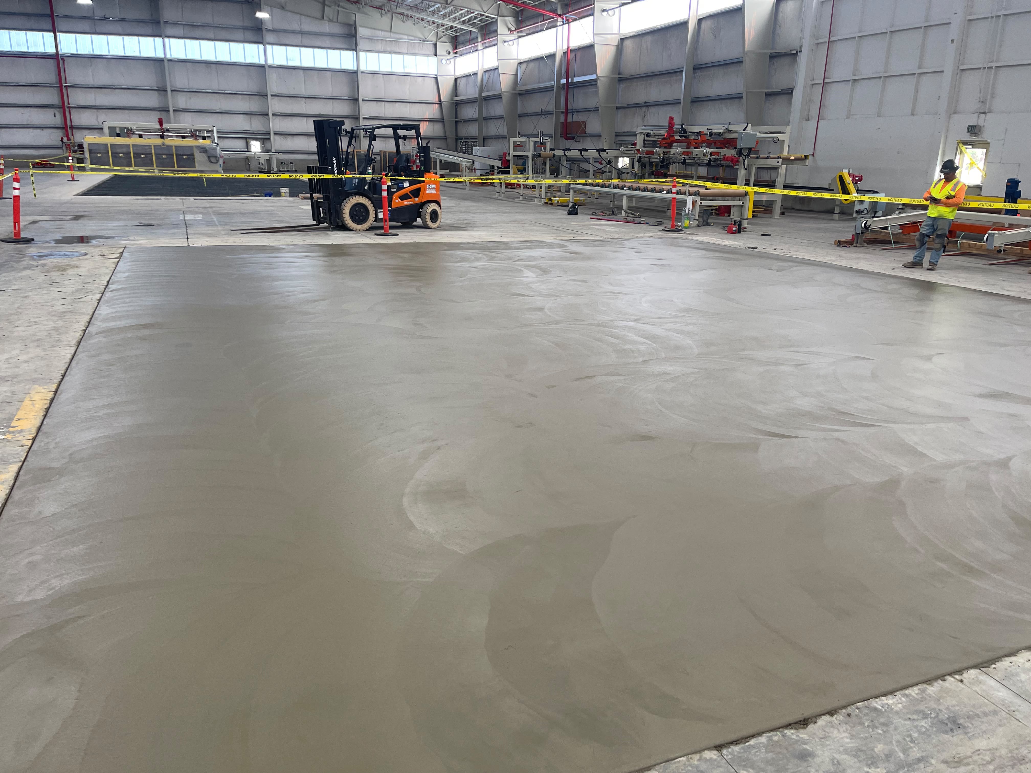 Commercial-grade concrete foundation and monolithic slab pour by Foothills Concrete LLC in Salem Oregon