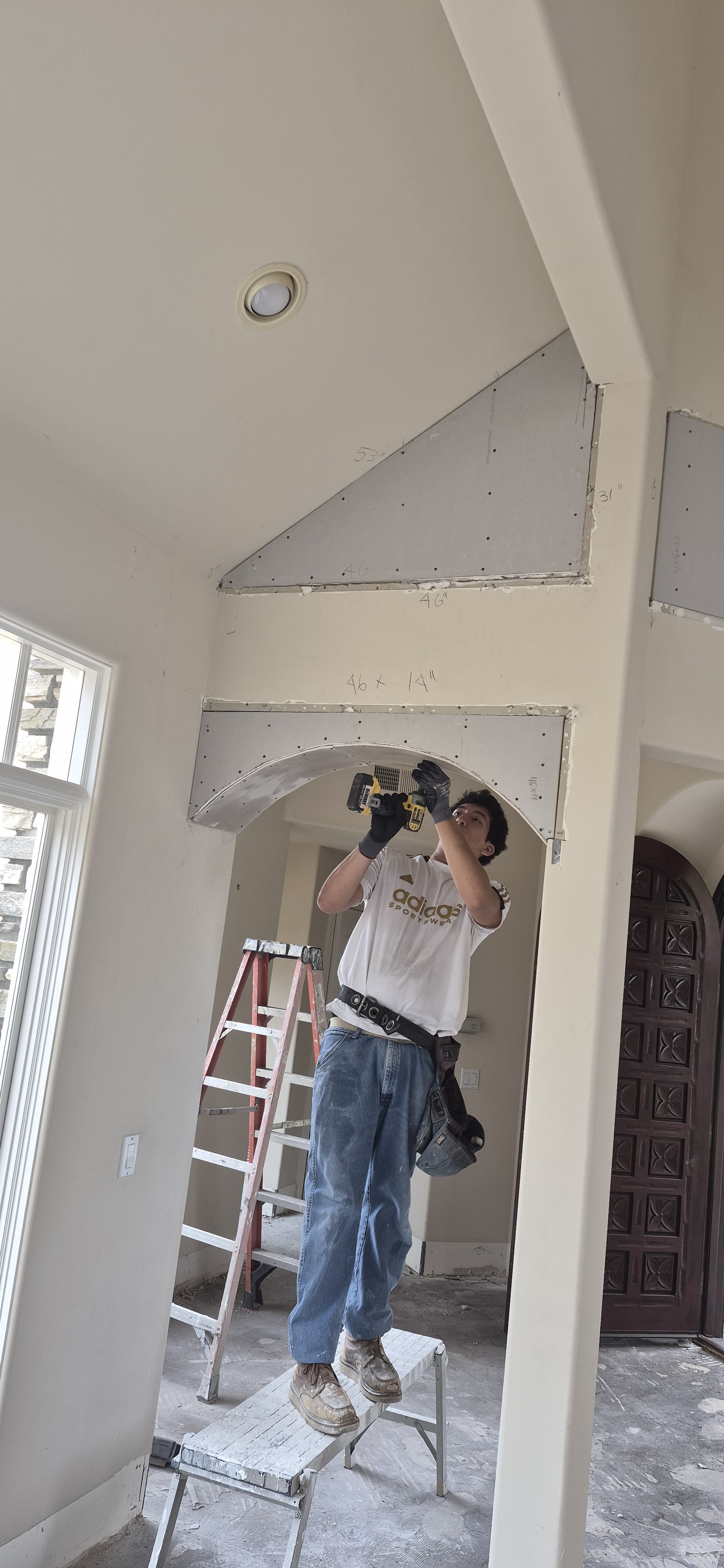 Drywall Repairs & Texture Matching project completed by Pro Touch Painting LLC in Winchester, CA