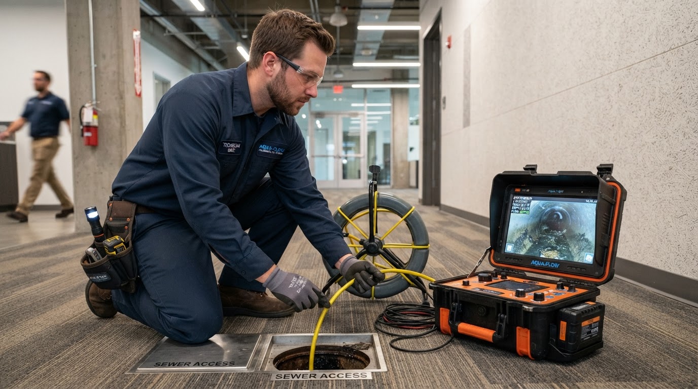 Sewer Camera Inspection by Waterworks Plumbing Inc in Lawrenceville GA