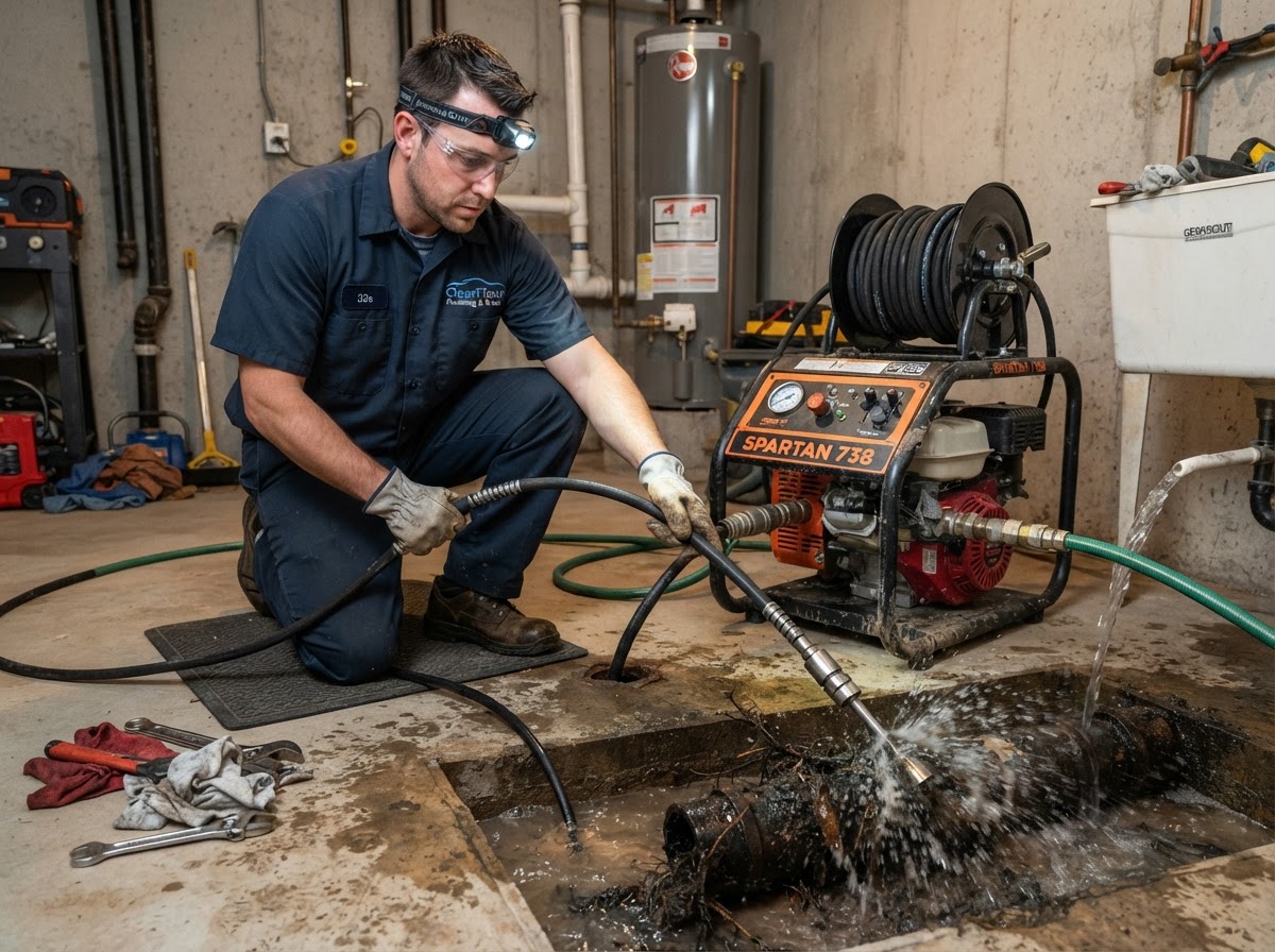 Drain Line Cleaning & Jetting by Waterworks Plumbing Inc in Lawrenceville GA