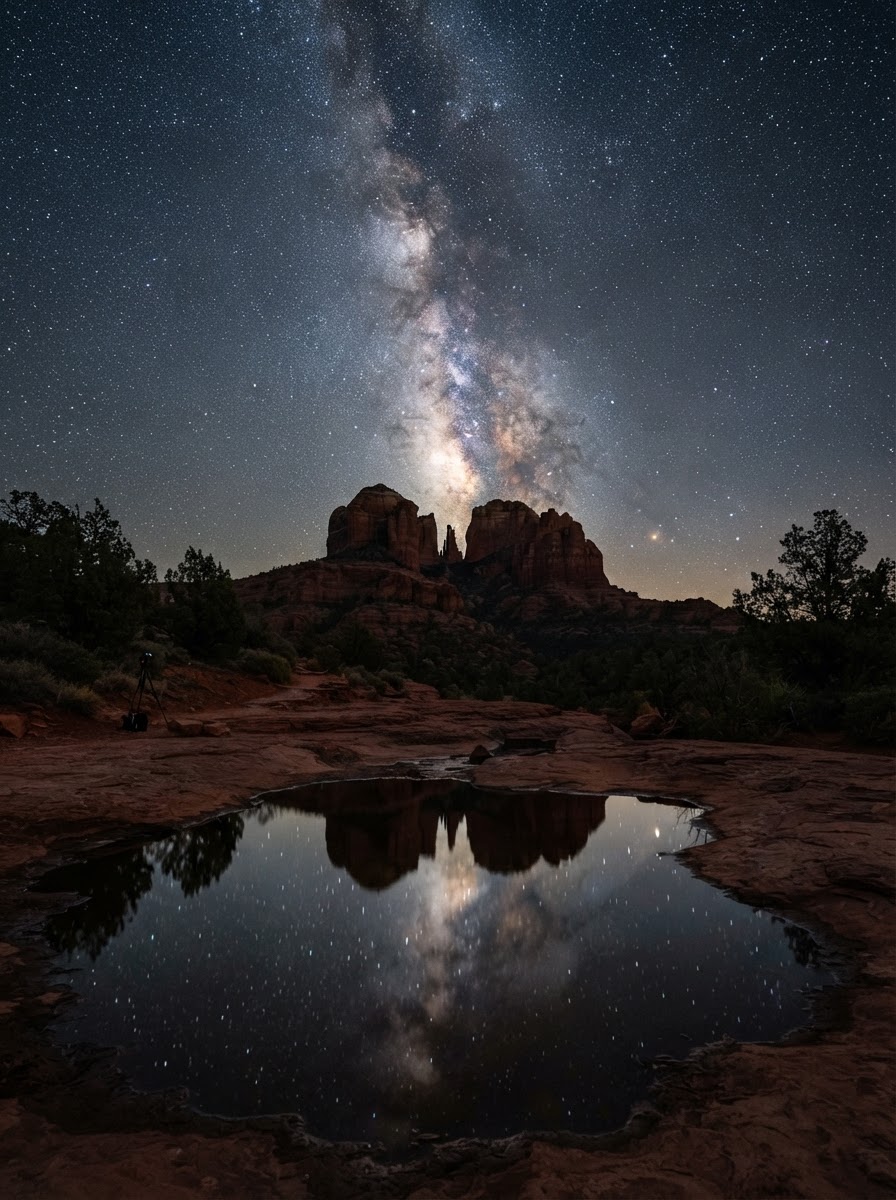 Sedona Astro — Crescent Moon, Jun 2026