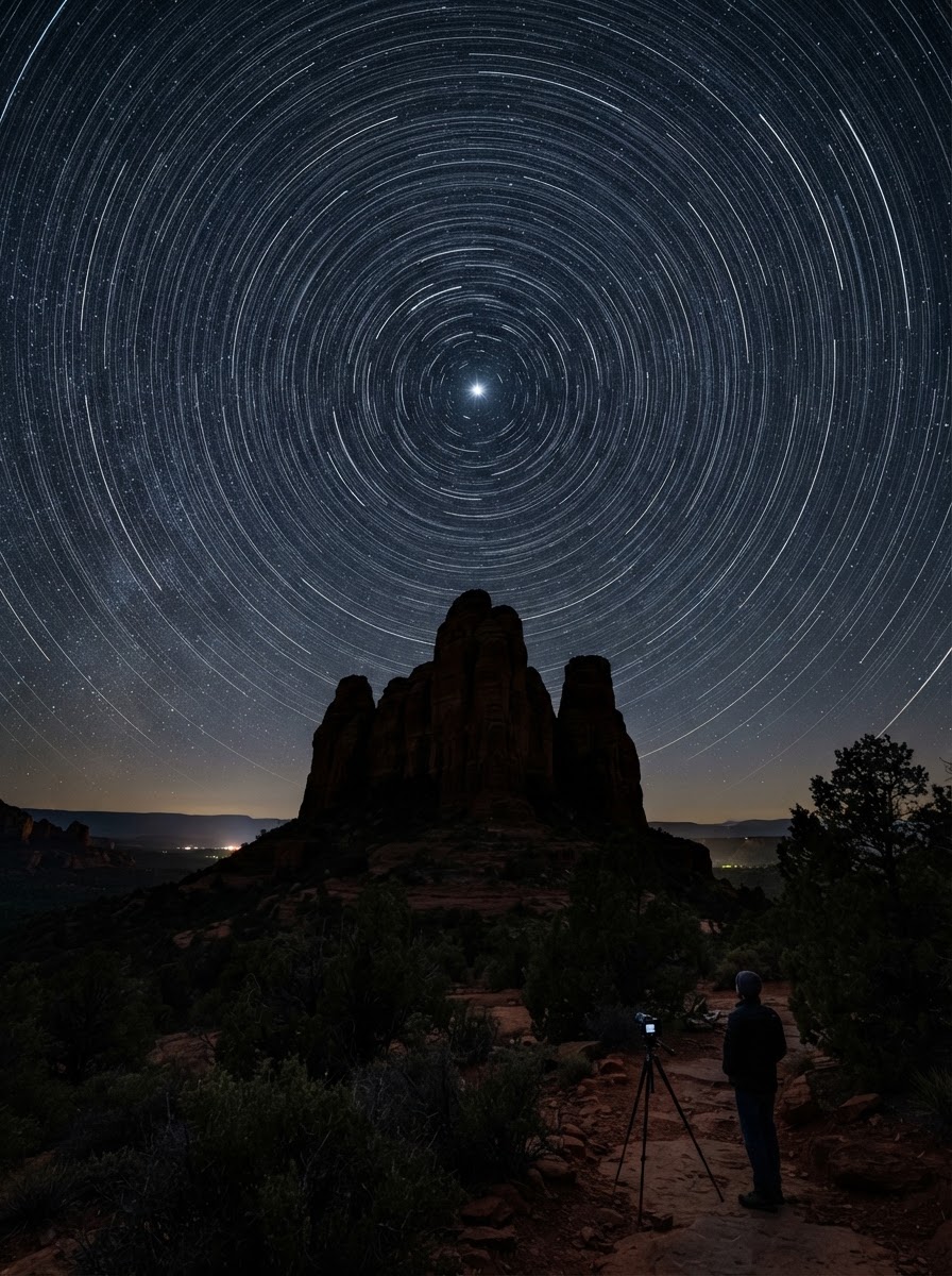 Sedona Astro — Star Trails, Sep 2026