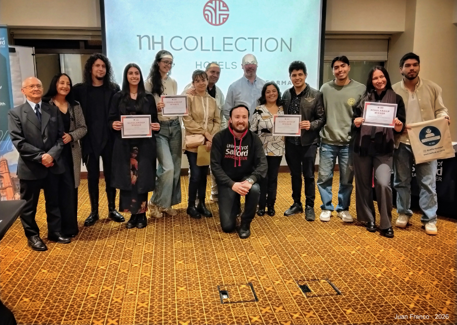 Members of the University of Salford Colombia 2026 cohort