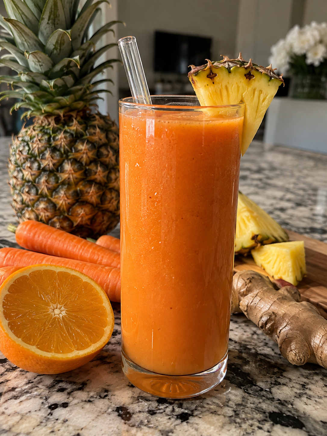 Fresh Tropical Glow Citrus & Ginger Smoothie