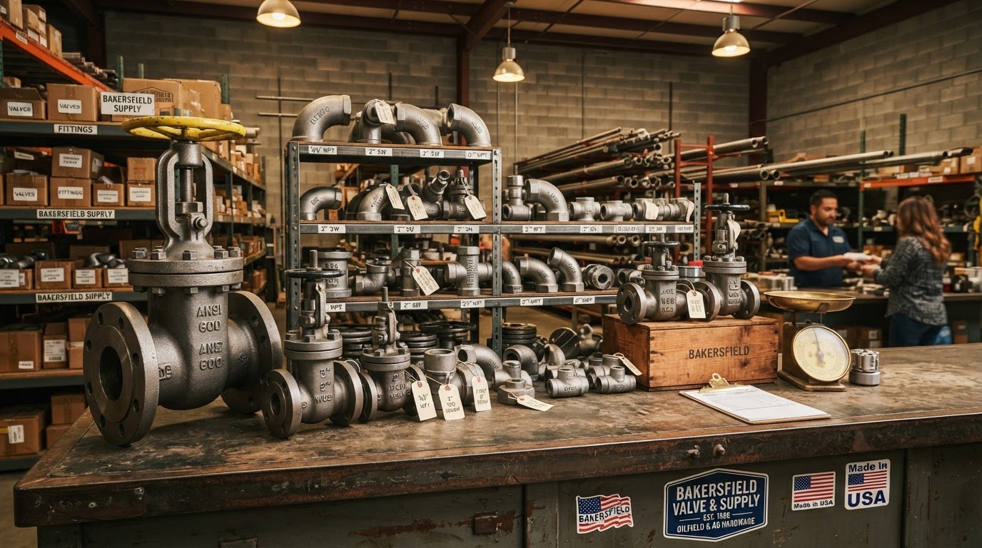 One Supply Company industrial valves and fittings stock